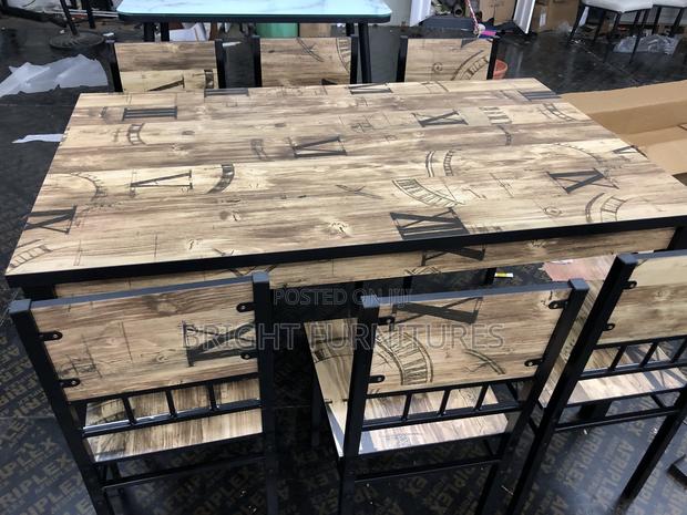 Quality Wooden Dining Table With Six (6) Chairs · Photo 5