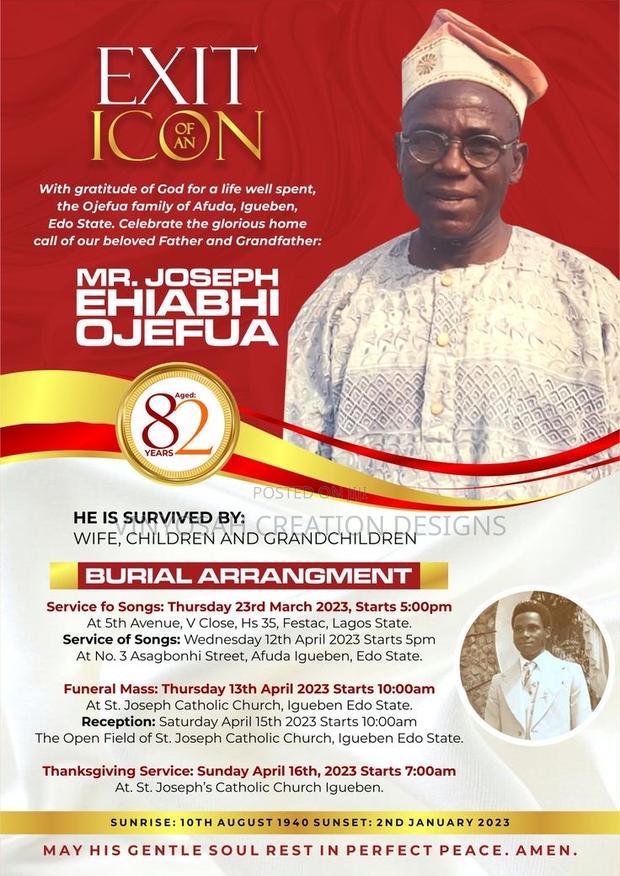 Funeral Invitation Stickers · Photo 6