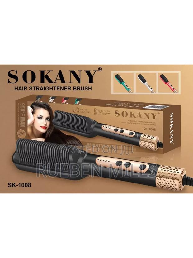 9500 F Max Sokany Hair Straightener Brush · Photo 1