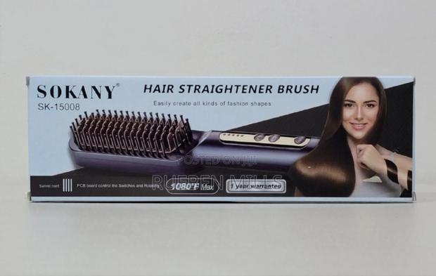 High Grade Sokany SK-15008 Hair Straightener Brush · Photo 1