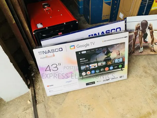 Hot Deals on Nasco 43”smart Glossy TV · Photo 1