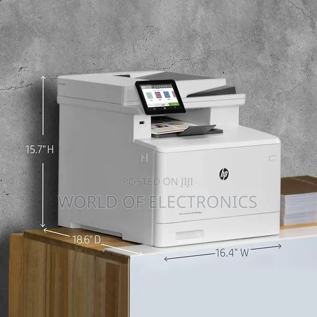 Hp Laserjet M479fdn Print, Scan, Copy, Duplex Coloured Printer · Photo 1