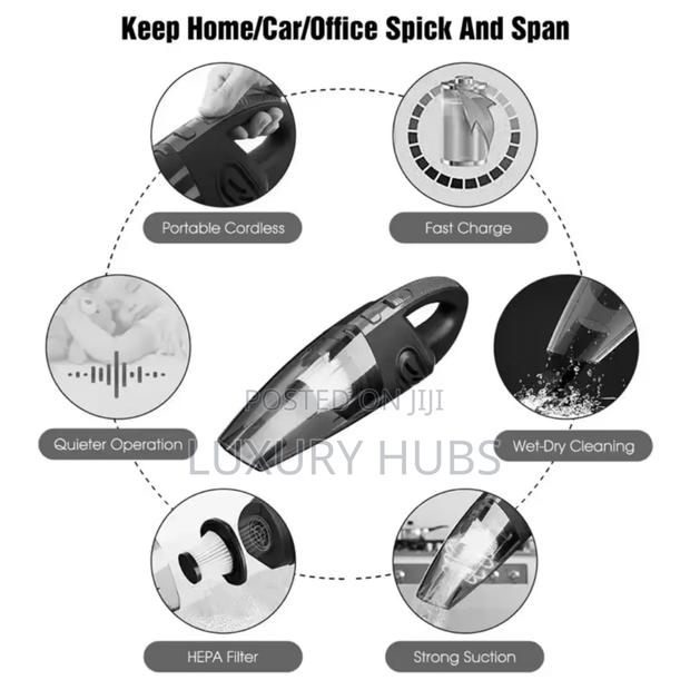 Vacuum Cleaner (Wireless Rechargeable for Wet Dry Cleaning) · Photo 3