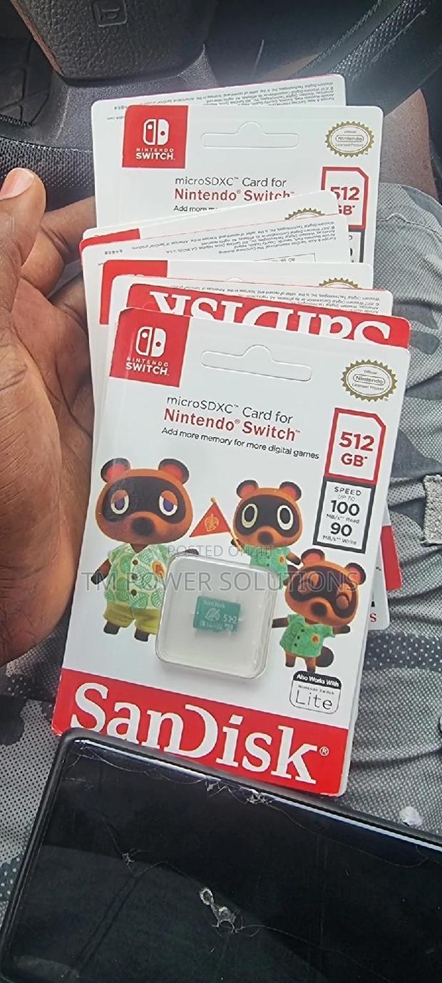 Sandisk Nintendo Switch Memory Card 512gb · Photo 1