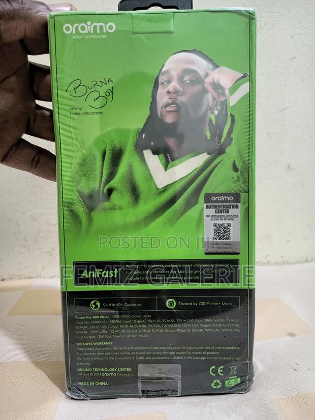 Oraimo Powerbox 400 Vision 40000mah 22.5w Power Bank · Photo 5