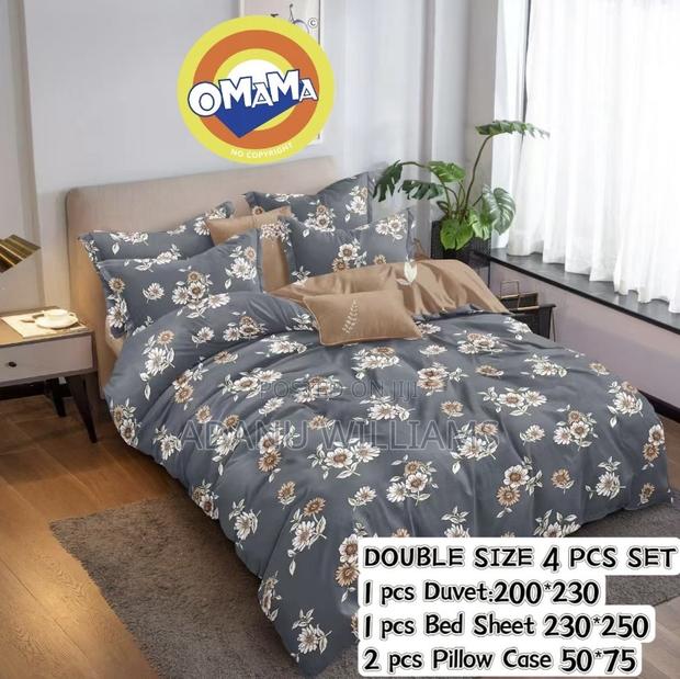Luxury Cotton Double Size Duvet Set(Available in Diff Colors · Photo 1