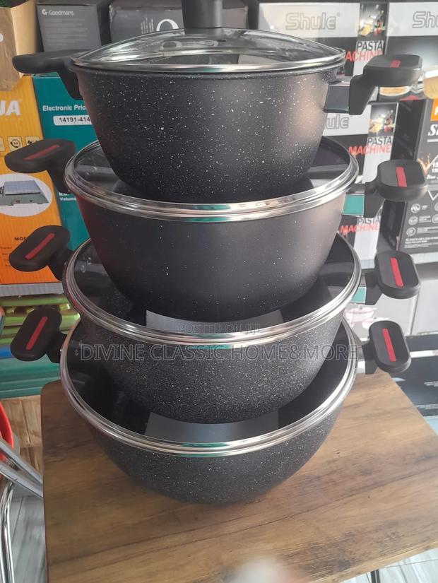 Hot Chef 8pcs Marble Non Stick Cookware Set · Photo 2