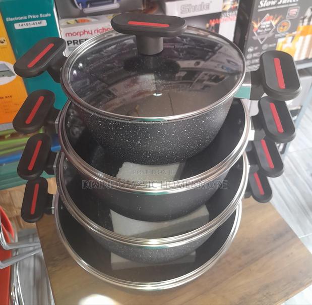 Hot Chef 8pcs Marble Non Stick Cookware Set · Photo 3