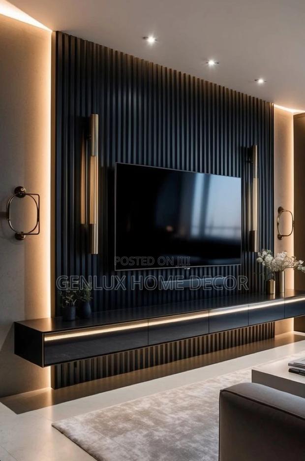 Floating Wall TV Units With Hidden Compartments · Photo 2