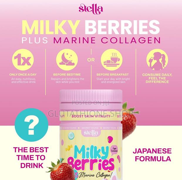 Stella Milky Berries Skin Whitening Glowing Supplement · Photo 2