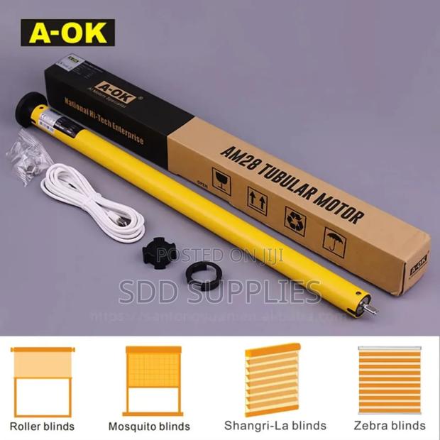 Rechargeable Smart Zigbee Window Blinds Tubular Motor · Photo 1