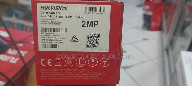 Hikvision Ds-2ce16d0t-Exipt 3.6mm 2mp Camera Bullet · Photo 2