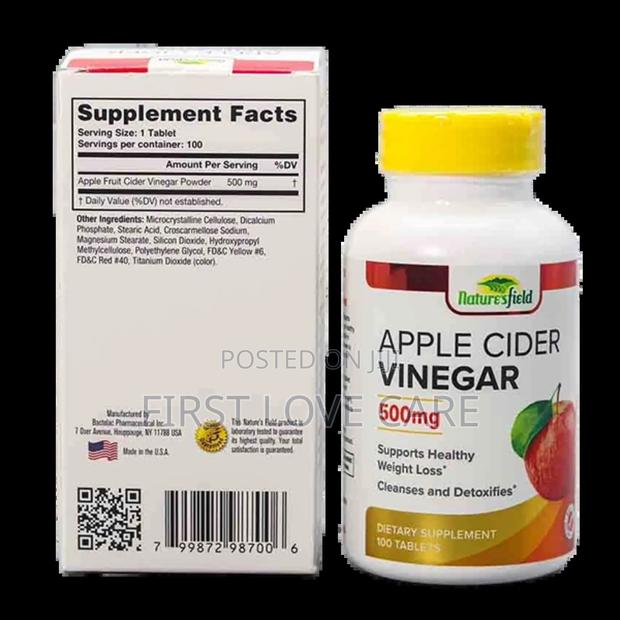 Nature's Field Apple Cider Vinegar 500mg · Photo 1