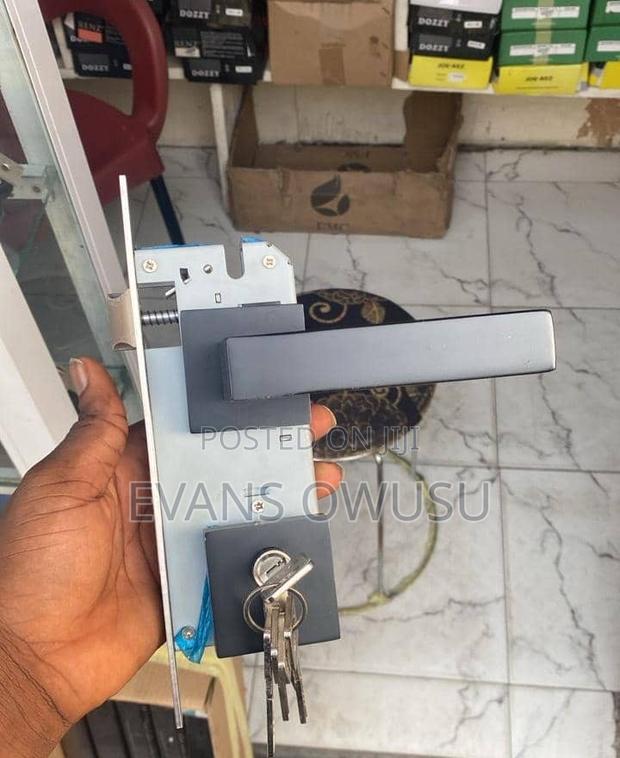 Black Matte Door Lock · Photo 1