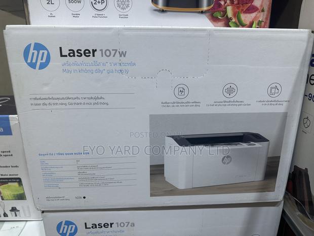 Hp Laserjet Pro M107w Monochrome Wireless Printer · Photo 1