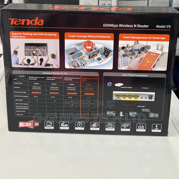 Tenda 600mbps Wireless N Router Whole-Home Coverage F9 · Photo 4