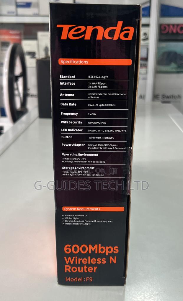 Tenda 600mbps Wireless N Router Whole-Home Coverage F9 · Photo 5