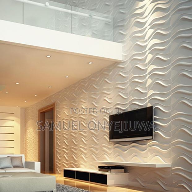 3d PVC Wall Panels White (D007) · Photo 2