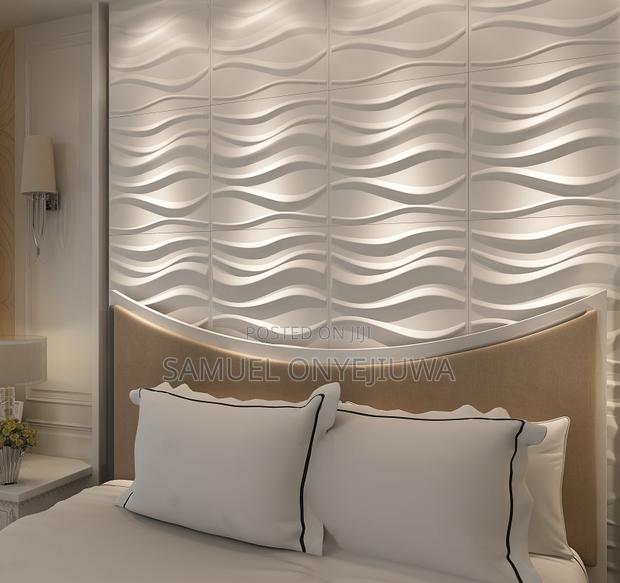 3d PVC Wall Panels White (D007) · Photo 3