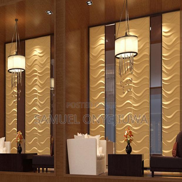 3d PVC Wall Panels White (D007) · Photo 4