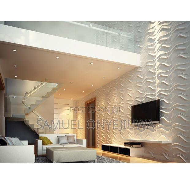 3d PVC Wall Panels White (D007) · Photo 6