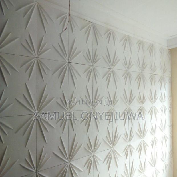 3D PVC Wall Panels White (D056) · Photo 3