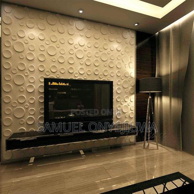 3D PVC Wall Panels White (D083) · Photo 2