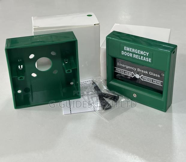Emergency Door Release Green or Emergency Break Glass Green · Photo 4