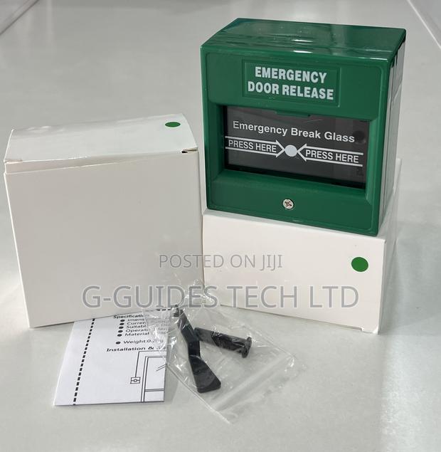 Emergency Door Release Green or Emergency Break Glass Green · Photo 3