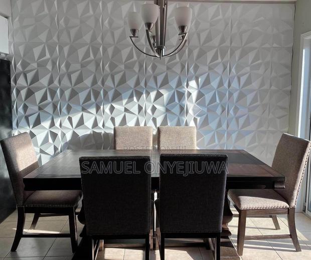 3D PVC Wall Panels White (D094) · Photo 1