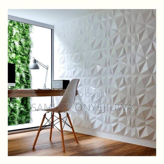 3D PVC Wall Panels White (D094) · Photo 3