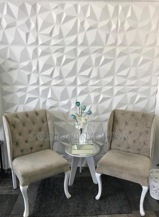 3D PVC Wall Panels White (D094) · Photo 4