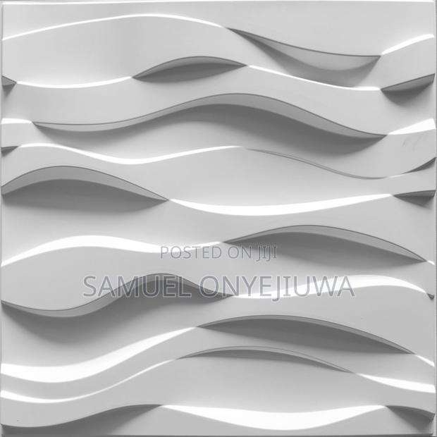 3D PVC Wall Panels White (D124) · Photo 1