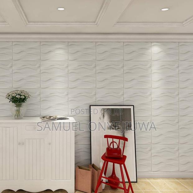 3D PVC Wall Panels White (D124) · Photo 2