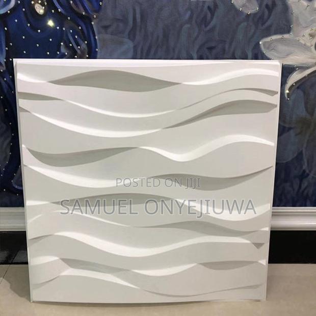 3D PVC Wall Panels White (D124) · Photo 3