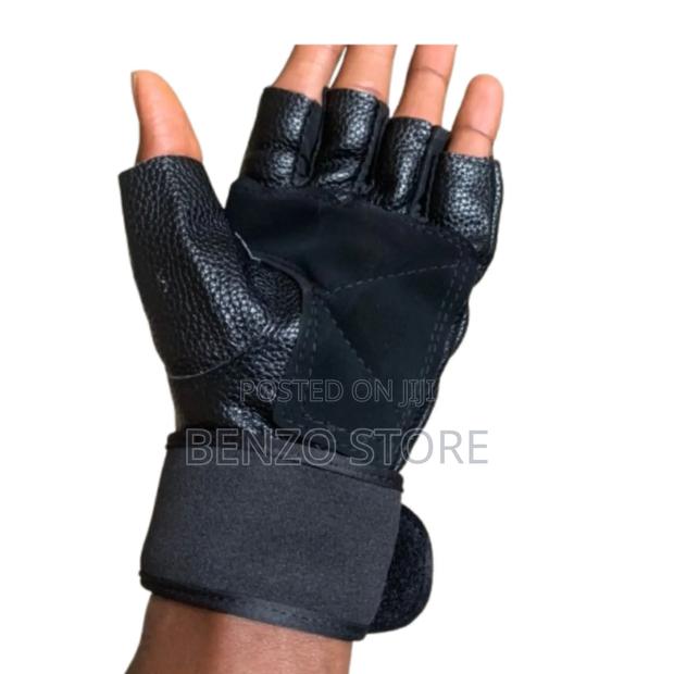 Quality Leather Hand Gloves for Gym Workout and Military · Photo 1