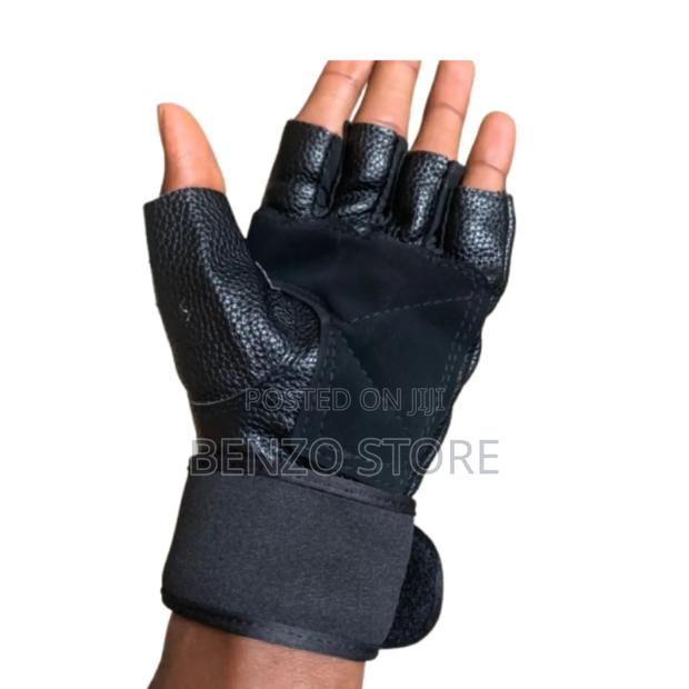 Quality Leather Hand Gloves for Gym Workout and Military · Photo 2