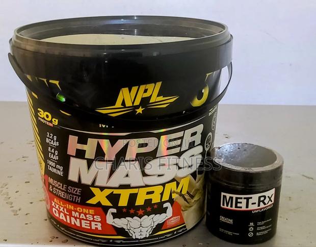 Hyper Mass Gainer + Met Rx Creatine Powder · Photo 1