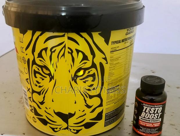 Mass Gainer 4kg Bucket + Testosterone Booster(Promo Sales) · Photo 2