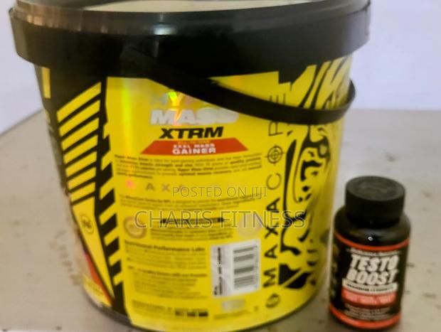 Mass Gainer 4kg Bucket + Testosterone Booster(Promo Sales) · Photo 3