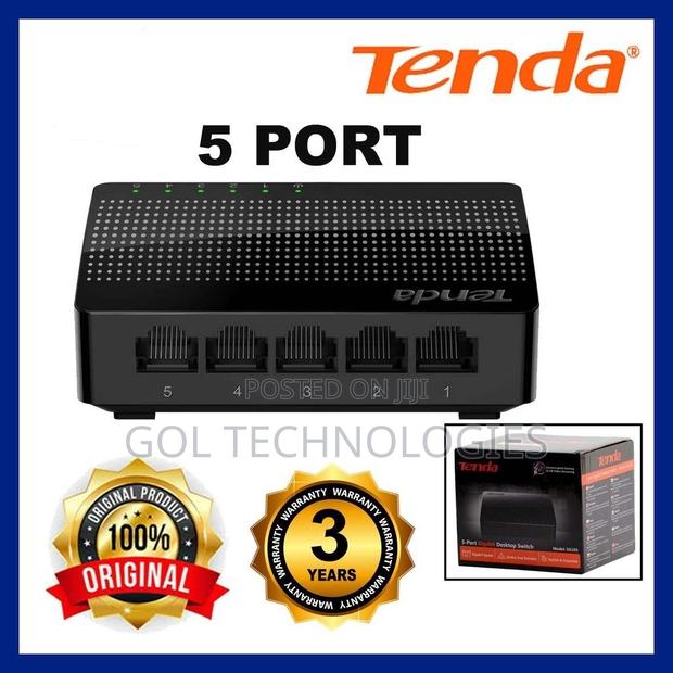 5 Port Gigabit Switch Tenda High Speed Gigabit Desktop · Photo 2