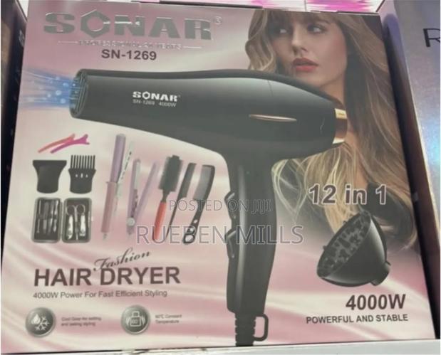 12 in 1 Best Quality Sonar Professional Salon Hair Dryer · Photo 2
