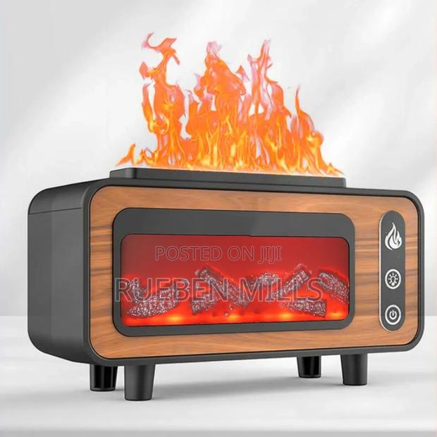 Vintage Fireplace Aroma Flame Diffuser Humidifier · Photo 1