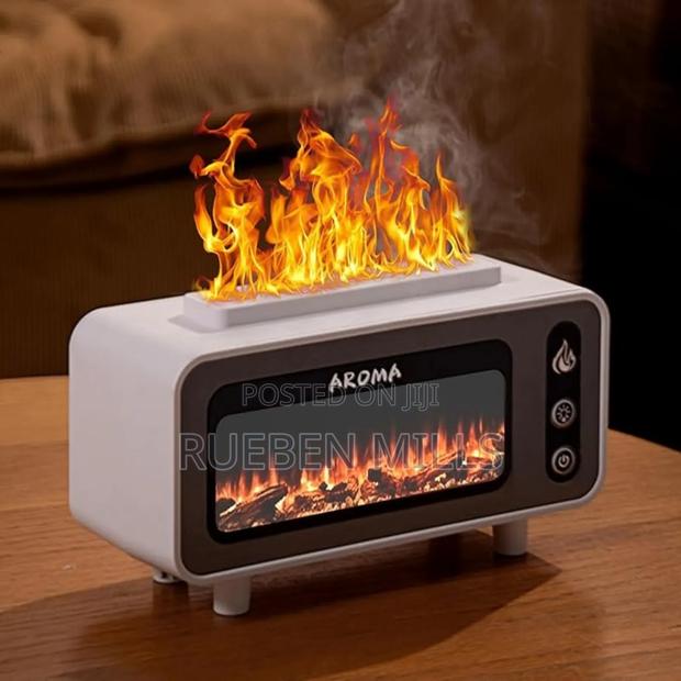 Fireplace Essential Oil Flame Diffuser Humidifier · Photo 2