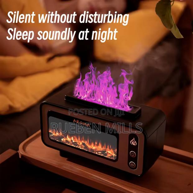Light and Fog Flame Effect Essential Oil Diffuser Humidifier · Photo 3