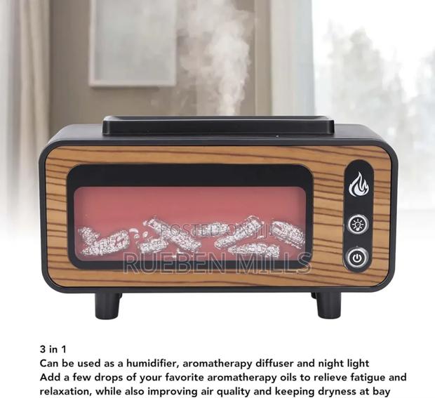 Fine Mist Vintage Fireplace Perfume Diffuser Humidifier · Photo 2