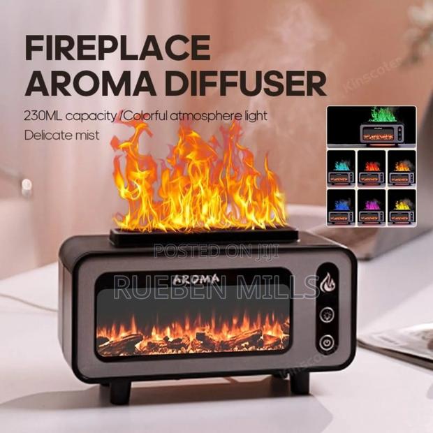 Fine Mist Vintage Fireplace Perfume Diffuser Humidifier · Photo 4