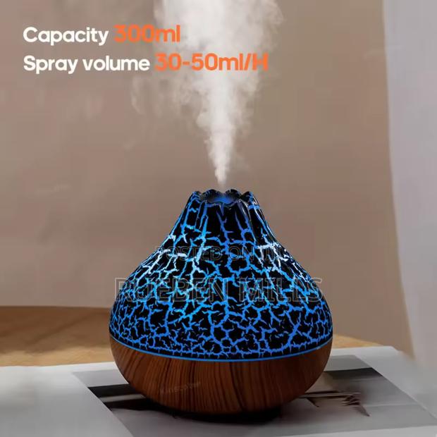Colorful Display Volcano Air Diffuser Humidifier Freshener · Photo 1