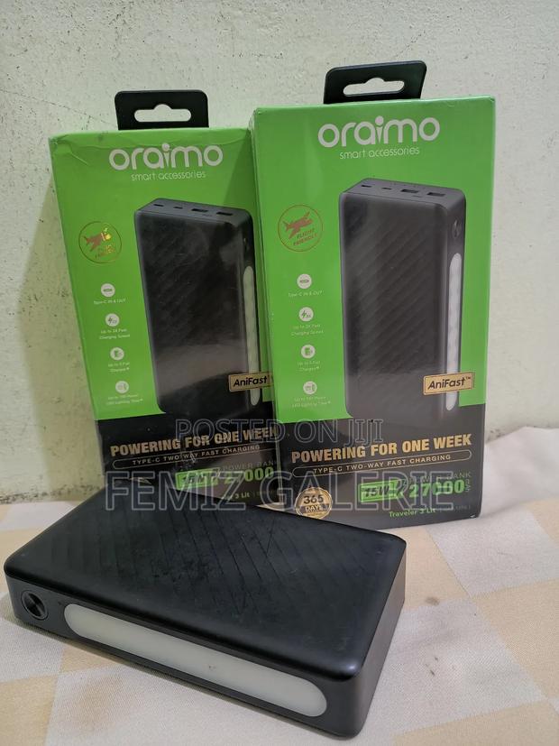 Oraimo Traveler 3; 27000mah 15w Power Bank · Photo 2