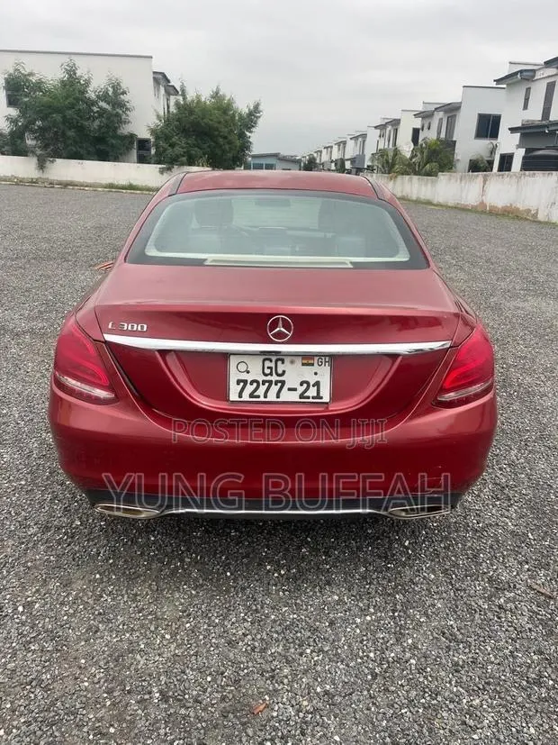Mercedes-Benz C300 Luxury 4Matic Sedan AWD (2.0L 4cyl 7A) 2016 Red · Photo 1